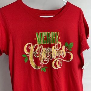Holiday Time Red Merry Christmas T-Shirt